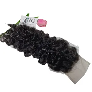 Low Price For Excellent Quality Vietnamese Raw Hair Product Closure Burmese Curly 4x4 5x5 6x6 Hd Lace No Tangle & Shedding