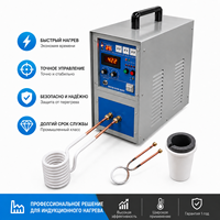Machine de chauffage par induction portable 15KW pour le démontage de boulons, le rétrécissement de roulements, le brasage de tubes en cuivre et le préchauffage des métaux