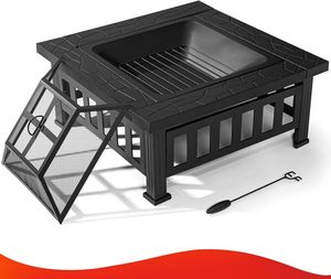 Brasero de Primera Calidad de 32 Pulgadas con Cubierta Impermeable, Brasero Resistente para Exteriores, para Jardín, Patio y Terraza - Product Image 3