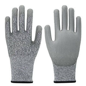 13g HPPE Liner Plam Guantes DE SEGURIDAD RECUBIERTOS DE <span class=keywords><strong>PU</strong></span> Equipo de protección personal Guantes DE TRABAJO DE SEGURIDAD RECUBIERTOS DE PALMA para la construcción - Product Image 6