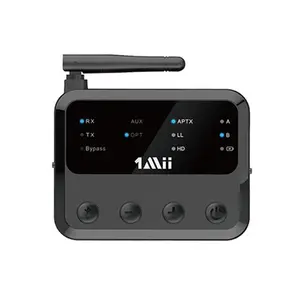 Récepteur-émetteur Bluetooth 2 en 1 adaptateur de plusieurs appareils Version BT 5.0 avec Interface optique AUX de 3.5mm prise en charge Aptx HD