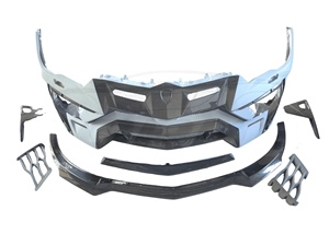 Kit carrosserie semi-carbone <span class=keywords><strong>Mansory</strong></span> pour <span class=keywords><strong>Lamborghini</strong></span> <span class=keywords><strong>Urus</strong></span> Widebody : pare-chocs avant et arrière, ailes, capot, spoiler, échappement - Product Image 1
