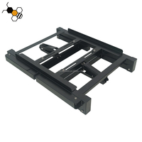 Équipement d'apiculture Support de panneau inférieur de ruche Support de ruche d'abeille en métal réglable pour ruche coulante