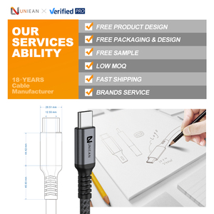 Cable UNIEAN USB 2.0 480Mbps PD 240W 5A de Carga Rápida, Cargador USB Tipo C, Cable de Carga Rápida USB-C a USB-C para <span class=keywords><strong>iPhone</strong></span> - Product Image 4