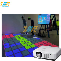 Juegos Interactivos de Proyección en el Suelo, Juegos de Cuadrícula Interactivos, Juego de Cuadrícula de Salto, Activación de Proyección
