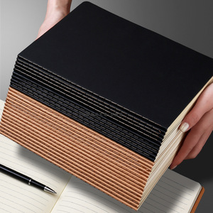 Cahier de composition à couverture kraft personnalisée avec logo sur mesure pour étudiant - Product Image 4
