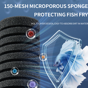 YEE Fábrica Atacado Dupla Camada Bioquímica Esponja Filtro para Fish Tank Purificação de Água e Reprodução Aquática - Product Image 2