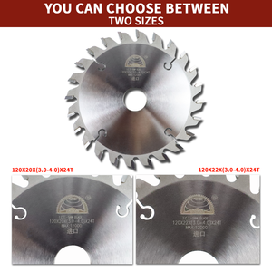 Lame de scie circulaire universelle 120mm 24T en carbure de tungstène Tct pour bois - Product Image 4