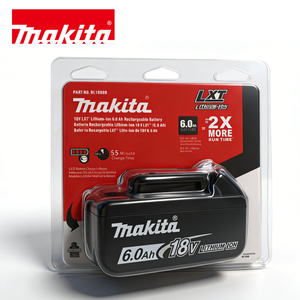 Batería de Iones de Litio <span class=keywords><strong>Makita</strong></span> 18V LXT 6.0Ah <span class=keywords><strong>BL1860B</strong></span>, Herramientas del Sistema LXT, Batería de Alta Capacidad de Grado Industrial - Product Image 1