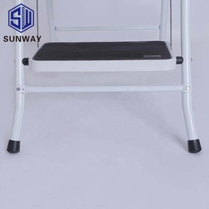 Tốt nhất bán sức mạnh nhà an toàn thư viện 2 bước thép hộ gia đình có thể gập lại thang - Product Image 6