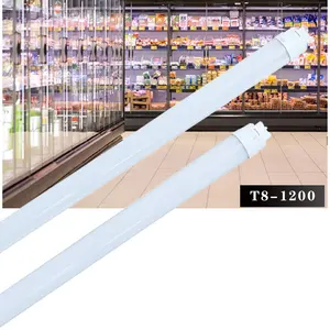 Dükkanı odası T8 çift sıralı aydınlatma aydınlatma armatürü dondurucu Led tüp ışık