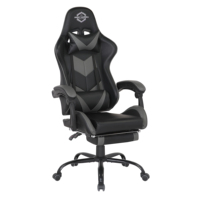 Chaise de bureau pivotante inclinable noire, chaise de bureau ergonomique pour la maison, dossier réglable confortable, siège de bureau