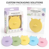 Capuchon de tasse universel en silicone de qualité alimentaire, étanche, réutilisable et lavable, pour vente en gros