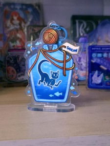 OEM ODM Charm de acrílico PET con diseño de personaje en forma de botella, Charm de pie, Paquete Gacha disponible - Product Image 4