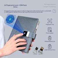 Nouveau carnet électronique intelligent AI transfrontalier de 7 pouces avec déverrouillage par empreinte digitale et enregistrement vidéo pour usage professionnel
