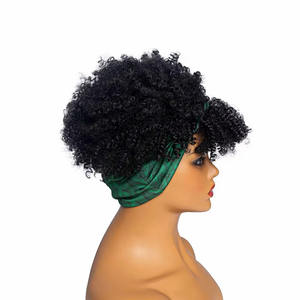 Aishili Fascia per <span class=keywords><strong>Parrucca</strong></span> di Alta Qualità, Fascia Afro Ondulata <span class=keywords><strong>Verde</strong></span>, Parrucche Sintetiche per Donne Nere - Product Image 5