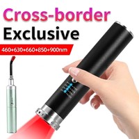 Senter Terapi Cahaya Merah Mini Industri Grosir 660nm Baja Tahan Karat 350 Lumens Perangkat Pereda Nyeri Portabel