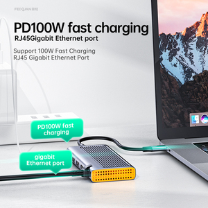 Base de Conexión USB C 6 en 1 OEM, Hub Multipuerto USB C Portátil, Carcasa para <span class=keywords><strong>Disco</strong></span> <span class=keywords><strong>Duro</strong></span> Macbook con Carcasa para SSD M.2 NVMe - Product Image 4