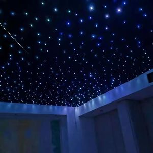 Kit de <span class=keywords><strong>plafond</strong></span> étoile à fibre optique avec source de lumière LED PMMA étoiles filantes contrôlables IP66 évalué pour le <span class=keywords><strong>plafond</strong></span> de cinéma maison - Product Image 1
