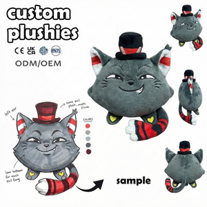 ผู้ผลิตตุ๊กตาผ้ากำมะหยี่ตามสั่ง MOQ ต่ำ ตุ๊กตาหมอนอนิเมะน่ารัก หมวกมอนสเตอร์ ตุ๊กตาสำเร็จการศึกษา ราคาประหยัด ของเล่นเด็ก ตุ๊กตาสำหรับเครื่องคีบตุ๊กตาตามสั่ง - Product Image 6