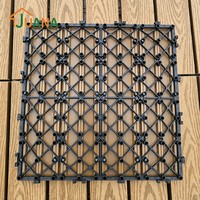 Revêtement de terrasse composite DIY en WPC co-extrudé, recyclable, pour hôtel, cour, extérieur