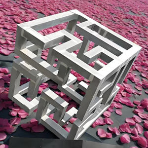 <span class=keywords><strong>Sculpture</strong></span> créative moderne et durable en acier inoxydable Installation d'art de paysage extérieur avec 1 an de garantie - Product Image 2