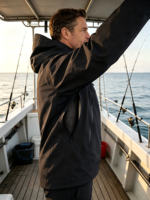 Veste de pêche technique imperméable légère à coque rigide pour la pêche à la ligne