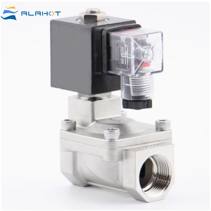 Соленоидный клапан Alahot с обычным закрытием из латуни 1 "220VAC 2/2 путь высокая температура водяной пар - Product Image 2