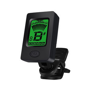 จูนเนอร์กีต้าร์แบบสั่งทำพร้อมจอแสดงผลสี LED และคลิปปรับแต่งเหมาะสำหรับเบสอูคูเลเล่และกีตาร์ไฟฟ้า - Product Image 5