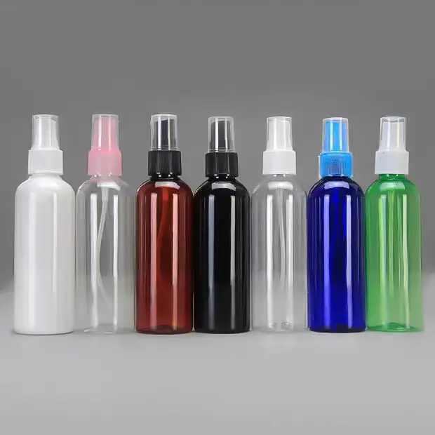 زجاجة رشاش بلاستيكية فارغة للشعر من البلاستيك لون بني أسود أبيض شفاف عنبر أسود 300 مل 500 مل 250 مل 100 مل 200 مل