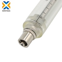 Pistolet d'injection de vaccin pour animaux TPX de 10/20/30/50ml Seringue vétérinaire en acier plastique sans écrou de dose pour ferme d'élevage