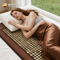 Jiwan Lejia – Matelas chauffant en jade et tourmaline personnalisé pour clubs de bien-être, avec pierres de massage thermiques – Vente en gros