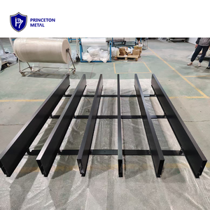 Revêtement en poudre pour <span class=keywords><strong>façade</strong></span> en bois grainé pour projet de construction, lambris en aluminium - Product Image 5