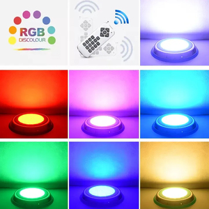 Từ Xa app điều khiển Wifi RGB thép không gỉ + PC transp minh bạch chìm dưới nước LED hồ bơi ánh sáng - Product Image 4