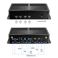 HelorPC Industrial I3 I5 I7 Pen-tium Embedded Ops 2 Lan 2 Ddr3L 6 Rs232 6Usb Low Power 12V Wifi 3g Window Linux Mini Computer Pc