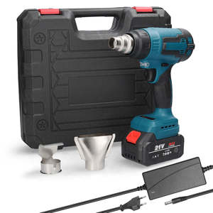 Pistola de Calor Inalámbrica de 18V, 2000W, Máquina de Aire Caliente Portátil Recargable, Herramienta de Calentamiento con Temperatura de 50-600°C, DS-112, Grado Industrial H - Product Image 3