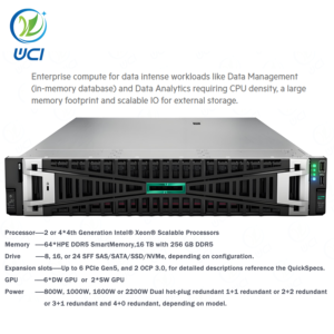Serveur en rack HPE Proliant DL560 Gen11, 512 Go de RAM, 8x6,72 Go SSD, 11e génération - Product Image 2