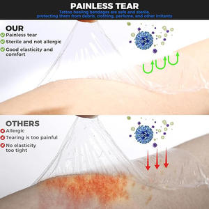 Vente en gros EZ 15cm X 10M Adhésif de tatouage <span class=keywords><strong>Derm</strong></span> Defender régulier Bouclier de protection Film de suivi de tatouage étanche - Product Image 5