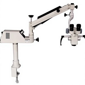 Microscopio Quirúrgico Oftálmico Portátil de 3 Pasos con Ampliación Binocular, Soporte Metálico, Uso Eléctrico en Laboratorio y Clínica - Product Image 4