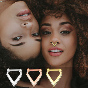 เพชรโมอิสอัญมณีเพชรเทียมที่ส่องประกายระยิบระยับเยี่ยมจิจิวจมูกปลอมชุบโรเดียมชุบทองทำจาก316L สำหรับงานแต่งงาน - Product Image 5