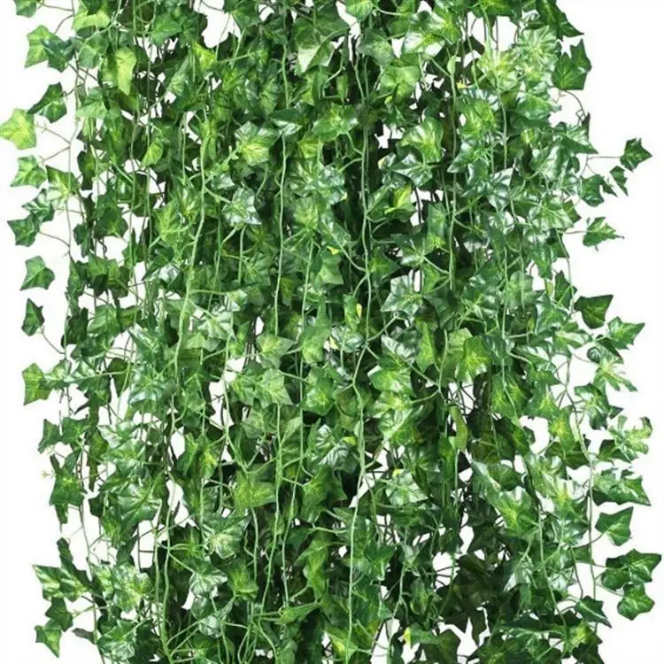New Diy For Home Wedding Party Bathroom Garden Decoration Green Vine Silk Artificial Hanging Leaf Garland Plants Leaves