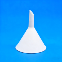 Entonnoir de séparation en PTFE de qualité laboratoire, résistant aux produits chimiques, disponible en 35/52/80/160 mm