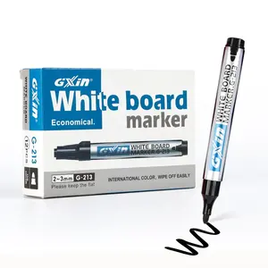 Marcador de pizarra blanca de alta calidad Gxin, marcador de pizarra blanca de precio competitivo clásico, marcador de tablero de larga distancia de escritura