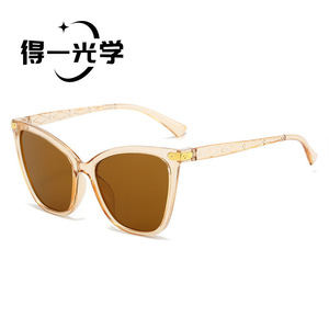 Cat-Eye <b>Sunglasses</b> Black UV400 Women Fashion Outings Driving - Product Image 4