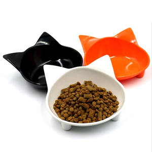 Melamina animal de estimação, tigela de comida antiderrapante em forma de gato e cachorro - Product Image 3