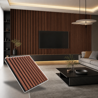Panneaux muraux acoustiques en bois naturel, directement de l'usine, absorbant le son, Akupanel, décoratifs pour hôtel et appartement