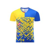 Hochwertiges schweiß absorbieren des Sport-T-Shirt Bequemes persönliches sublimiertes Badminton-Trikot