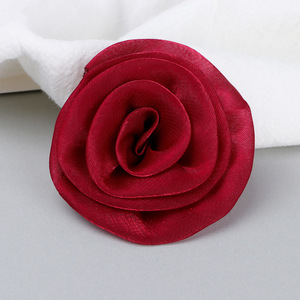 Accesorios para el cabello con flores de camelia de tela multicolor de 5 cm para bodas, sombreros, bolsos, decoraciones de ropa DIY - Product Image 4