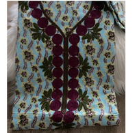 Robe indienne en pur coton Mukhawar avec dupatta, 4 yards, style arabe, coupe ample, robe traditionnelle pour femmes, pour un look élégant