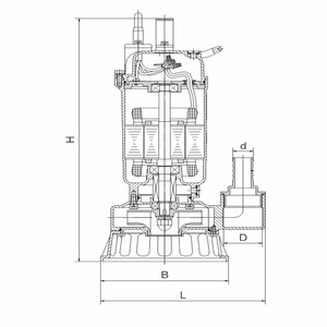 Bomba Sumergible para Aguas Residuales SUOU 50WQP1.5, Acero Inoxidable 304/316, Cortador Integrado, 1.5kW - Product Image 6